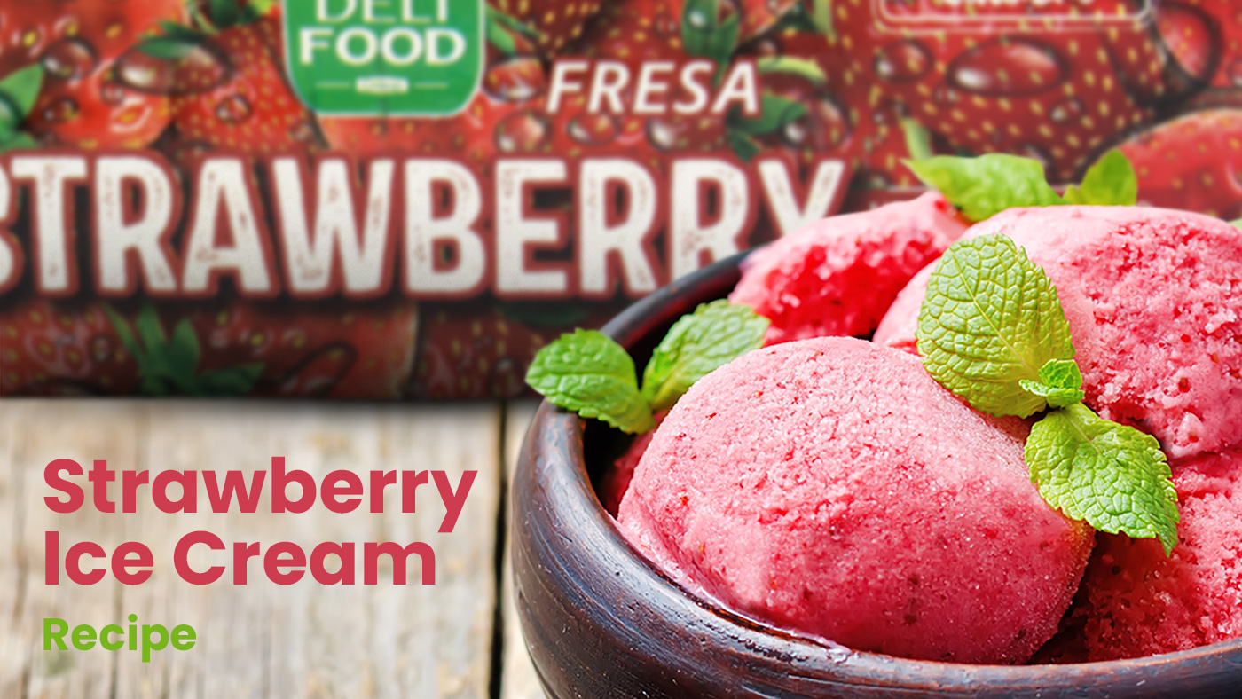Delifood Blog - Best Strawberry Ice Cream Recipe